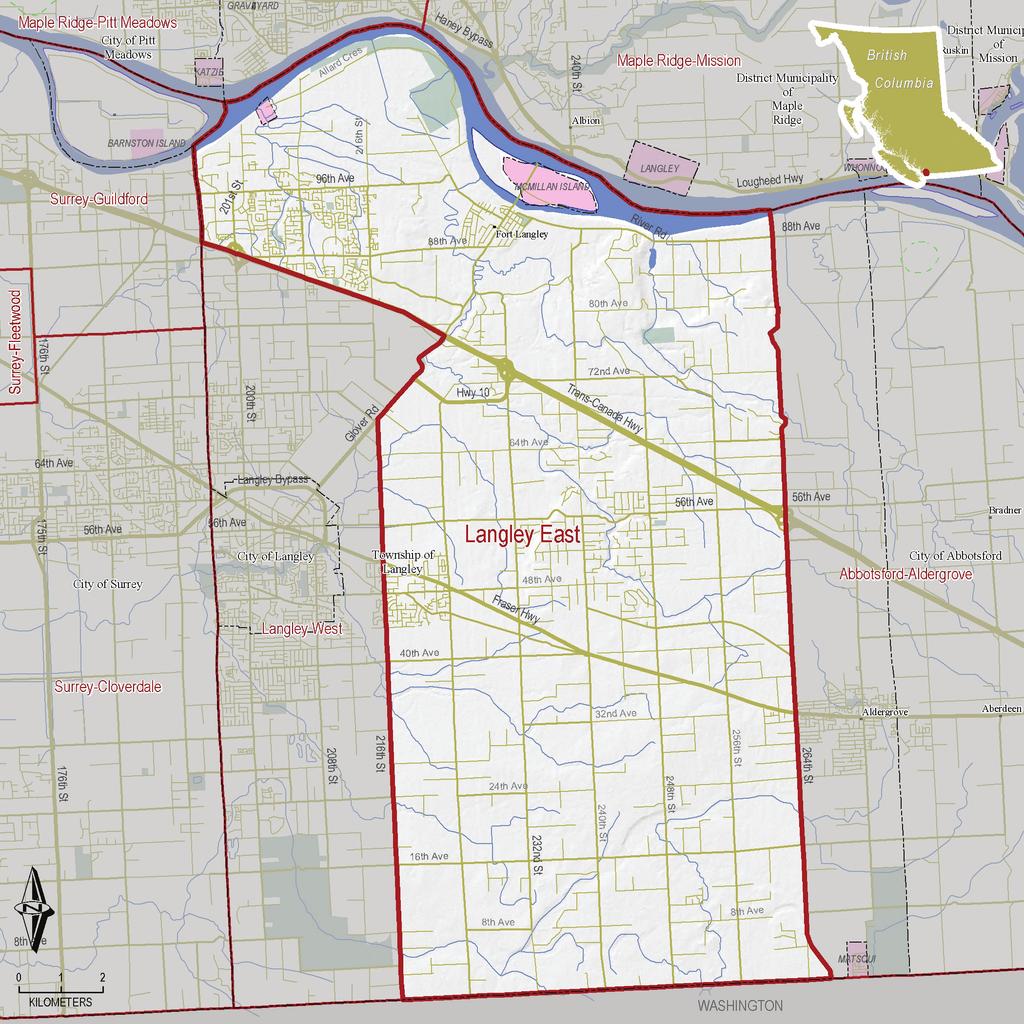 PART Proposed SINGLE MEMBER PLURALITY BOUNDARIES Region: Fraser Valley Proposed