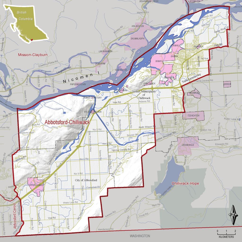 Part Proposed SINGLE MEMBER PLURALITY BOUNDARIES Region: Fraser Valley Proposed