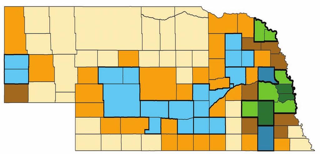 Data and Methods This analysis looks at trends in local trade areas using retail sales data reported by the Nebraska Department of Revenue for years 2000 through 2005 at the county level.