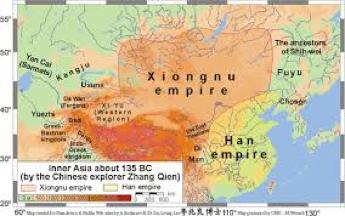 Han Dynasty expands Bang s great-grandson Wudi, would take the throne in 141 BCE and reign longer than any other Han