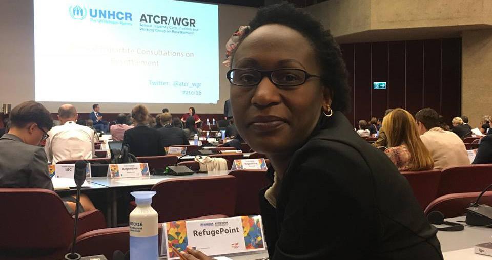 At the Annual Tripartite Consultations on Resettlement in Geneva in June, RefugePoint s Program Coordinator for Resettlement, Janet Ouma, shared her deep knowledge of African refugee issues with