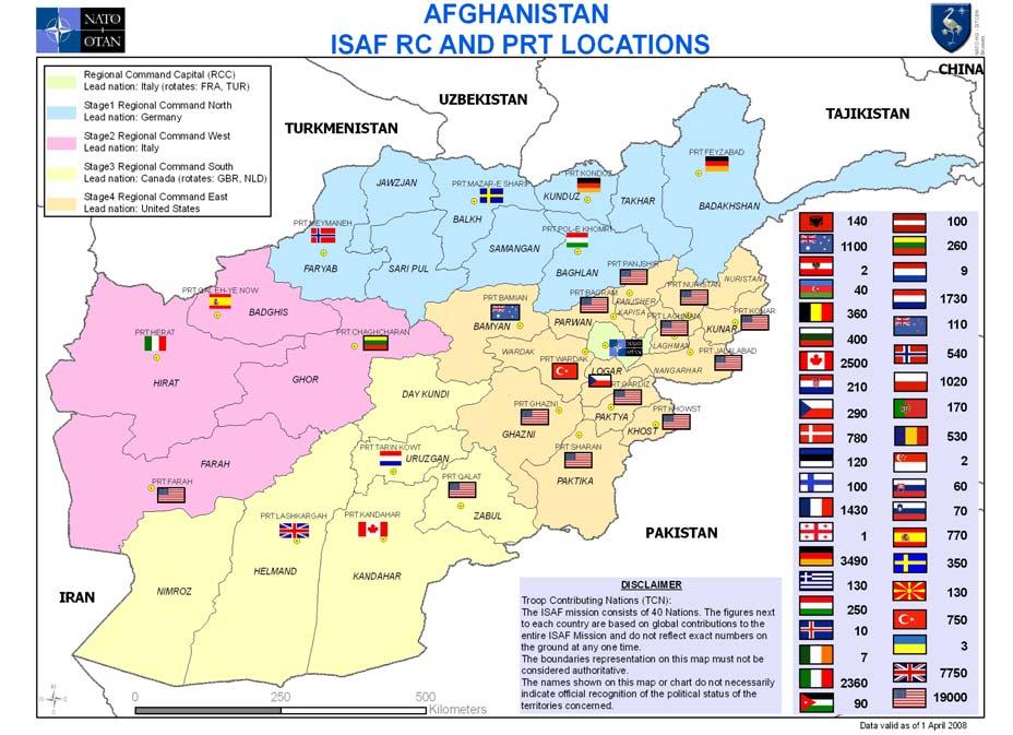 Peter Runge States requested other NATO partners to take over existing US-led PRTs or to set up additional PRTs. Thus, the PRT concept was gradually internationalized (ibid, 2005, p.
