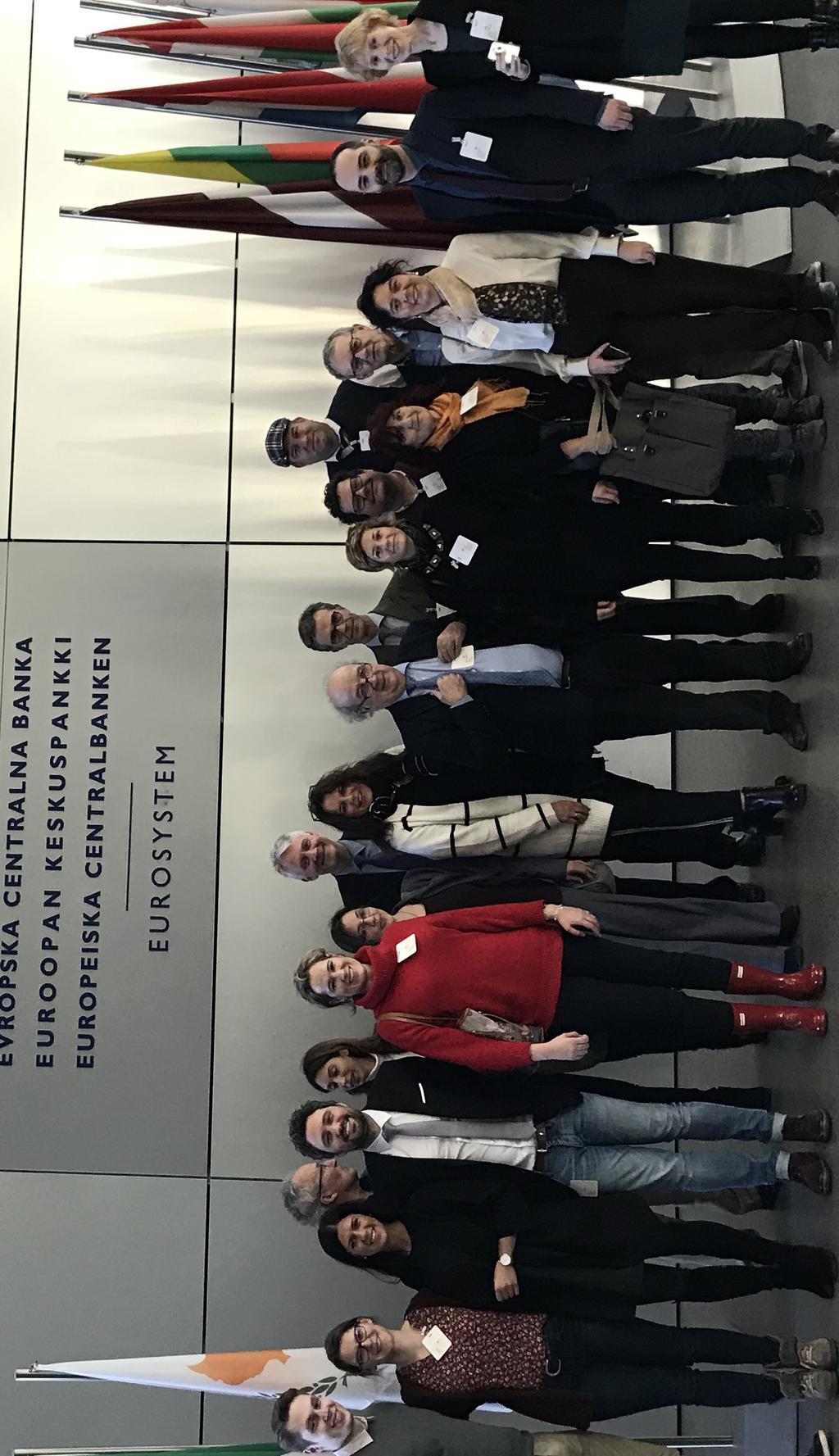 Editorial In this picture you can see the members of the EDELNet group visiting the European Central Bank in Frankfurt as a complement to the week of work that took place in the Study associated