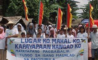 Groups composed of twenty-four (24) Teams representing 125 families (625 persons) coming from Sitio Kabanbanan, Barangay Gli-gli in Pikit Municipality, North Cotabato province and Sitio Sambulawan,