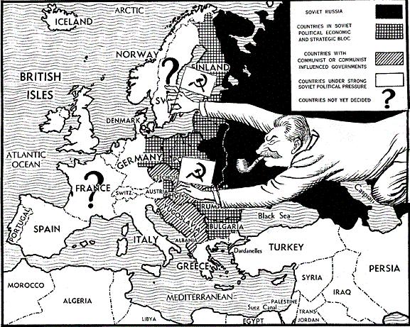 Confrontation in Europe The conflict between the US & USSR led to what is called the Cold War Neither country directly confronted the other