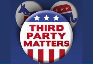 Third Parties Although they sometimes challenge the two major parties, a Third