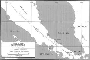 2.2 Straits used for International Navigation Article 37 Boundaries between Indonesia and Malaysia Straits which are used for international navigation between one part of the high seas or an