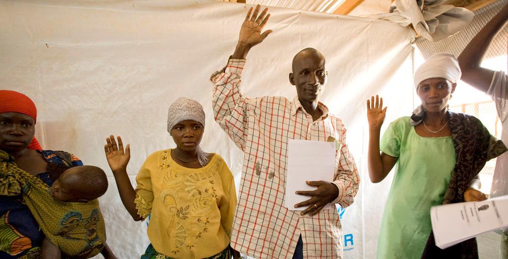 Burundian refugees during a naturalization ceremony in the United Republic of Tanzania. UNHCR / B. BANNON number of places made available by resettlement countries (some 80,000).
