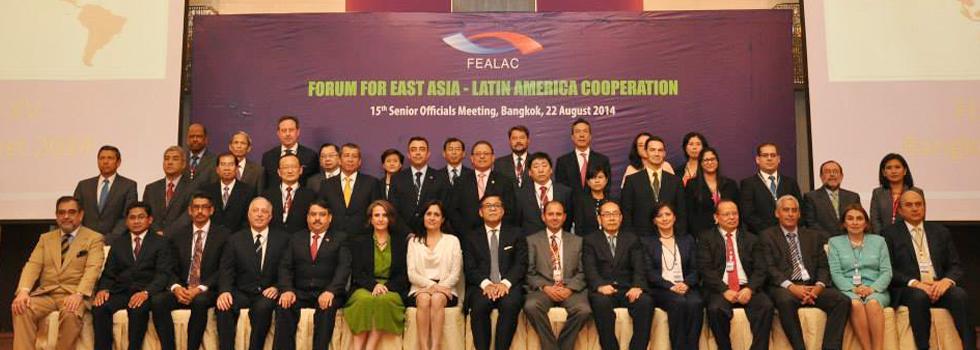 ABOUT FEALAC Forum of East Asia Latin America Cooperation (FEALAC) is a forum consisting of 36 member states from the regions of East Asia (East Asia, Southeast Asia, Oceania) and Latin America