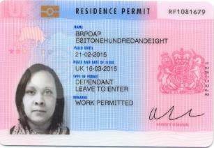 List B document 2 A current Biometric Residence Permit issued by the Home Office to the holder which indicates that the named person can currently stay in the UK and is allowed to do the work in