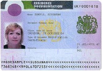 List B document 3 A Residence Card issued by the Home Office to a non EEA/Swiss national who is a family member of