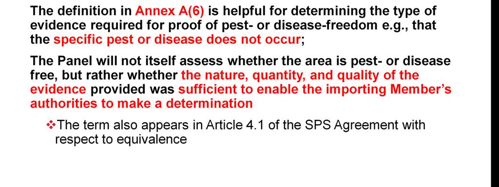 sentence of Article 6.2. Appellate Body Report, Russia Pigs(EU), para. 5.60.