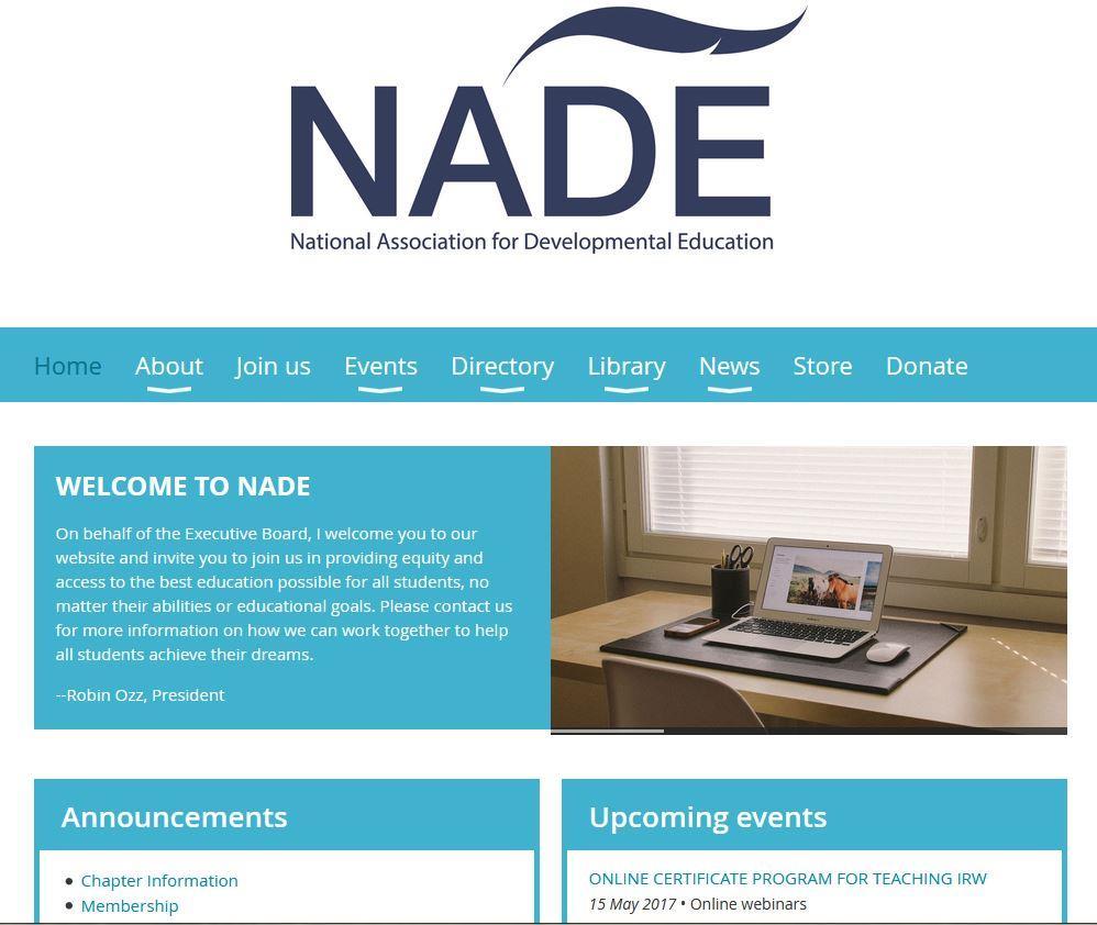It s easy and will keep the NADE office up to date on your member information.