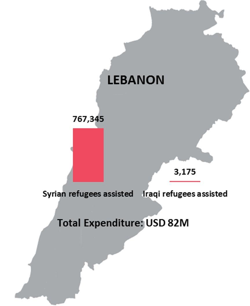The monthly winter cash assistance has directly benefited 767,345 refugees in Lebanon and provided them with the means to cover their winter expenses.