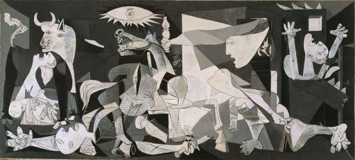GUERNICA APRIL 26, 1937, FRANCO S GERMAN ALLIES BOMBED THE ANCIENT BASQUE CITY OF GUERNICA IN SPAIN MAY 1937 PABLO