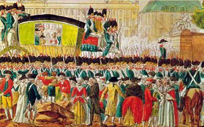 June 1791 Return of the royal