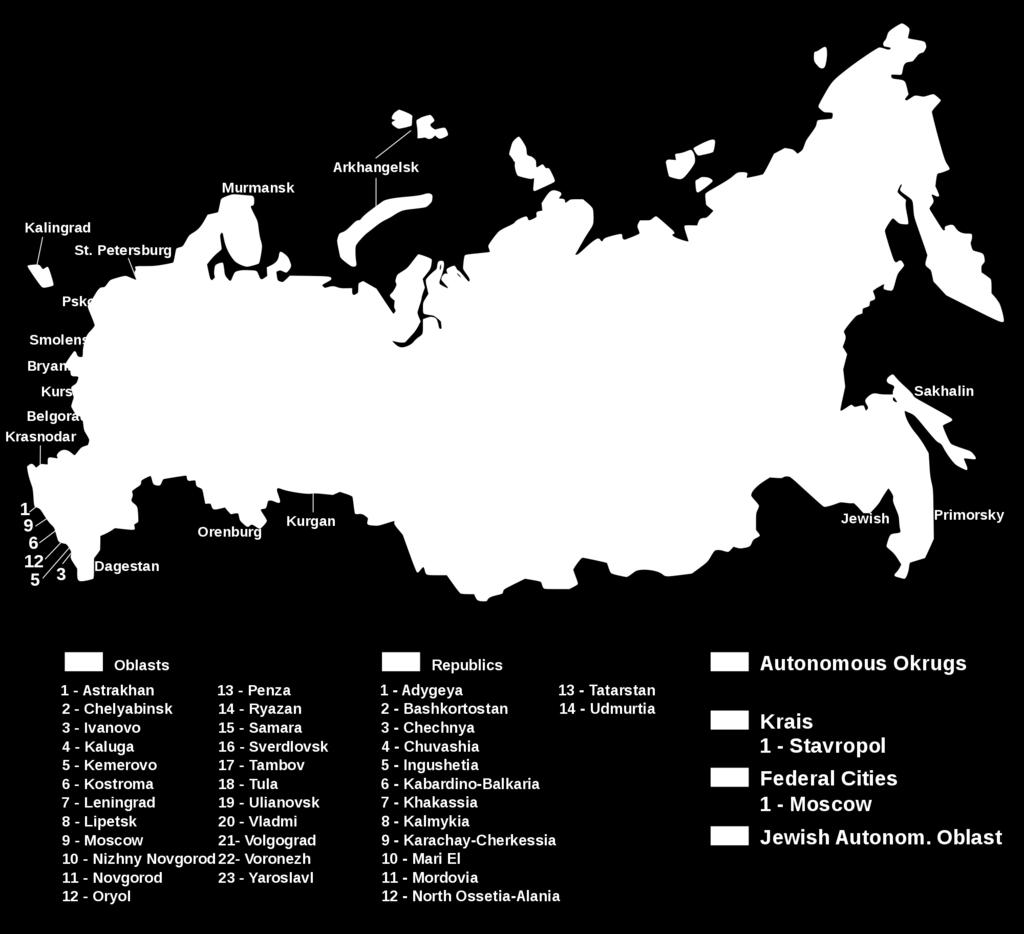 The total land area of Russia is 10,176,657 and it is ranked Number