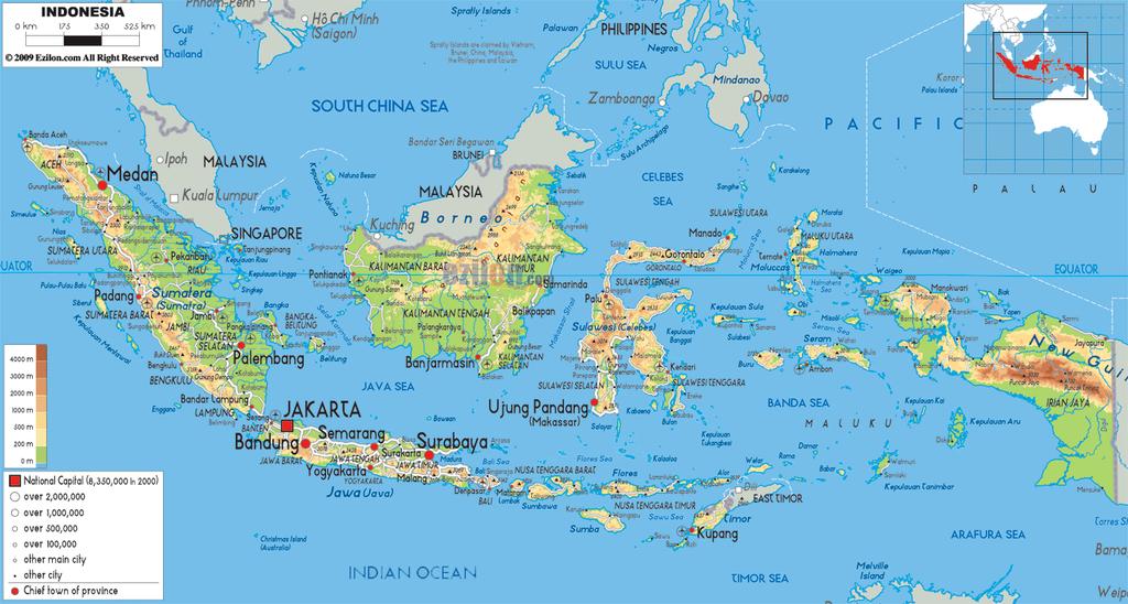 The BIGGEST in South East Asia! FACTS : 1. Total area (including EEZ): around 7.9 million km 2 2. In a strategic location along major sea lanes from Indian Ocean to Pacific Ocean 3.