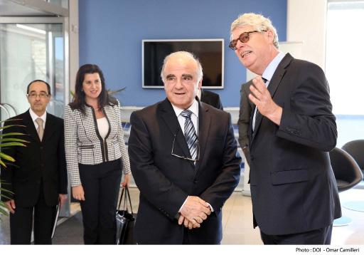 Hon. George Vella, Maltese Minister for Foreign Affairs visits EASO On 29 May, the Maltese Foreign Affairs Minister, Hon.