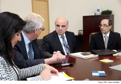 During his visit Hon. Vella met with EASO s Executive Director, Dr Robert K. Visser and with EASO staff. On the left: Hon. Minister Dr. George Vella with EASO Executive Director, Dr. Robert K. Visser Moreover, Hon.