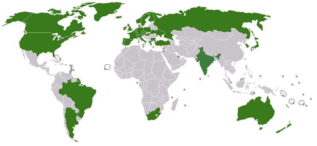 Missile Technology Control Regime (MTCR) (2/2) Partecipants: ARGENTINA, AUSTRALIA, AUSTRIA, BELGIUM, BULGARIA, BRAZIL, CANADA, CZECH REPUBLIC, DENMARK, FINLAND, FRANCE, GERMANY, GREECE, HUNGARY,