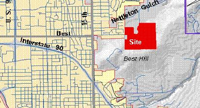 2. BASIC LEGAL THRESHOLDS: A. Area of City Impact: The subject property is within the Coeur d'alene Area of City Impact boundary. B. Contiguity with City Boundary: The subject property is contiguous with City limits along the west property line of the subject property.