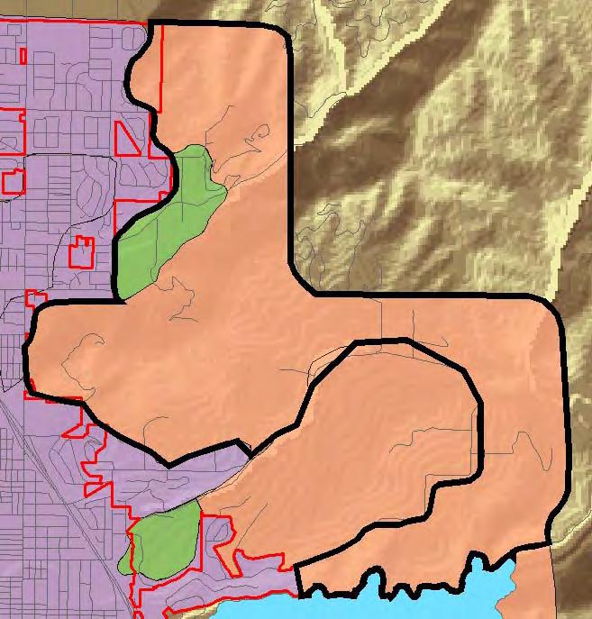 A. 2007 Comprehensive Plan: Portions of the subject property are in Transition and Urban Reserve land use designations and the Northwest Hillside land use district.