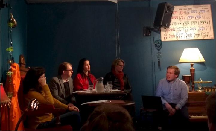 Photo (Veera Mo): From the debate Let s talk about human rights and green energy in Trondheim, Norway.