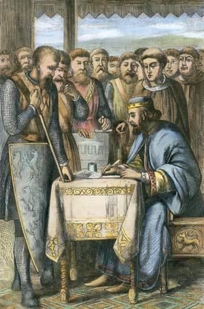 Key Document-Magna Carta 1215 King John/Absolute Power Excessive taxes