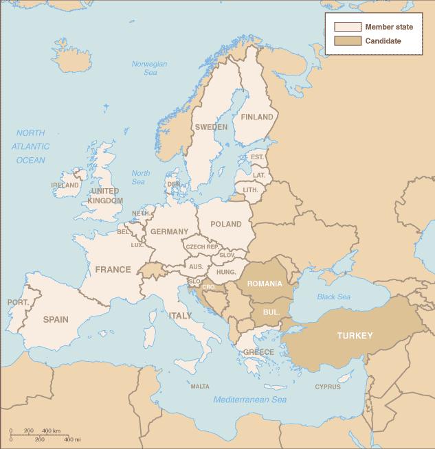 Map of Europe Seite 1 von