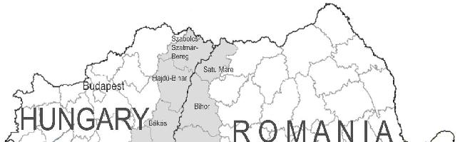 Csongrád Counties in Hungary, and Satu Mare, Bihor, Arad and Timiş Counties in Romania.