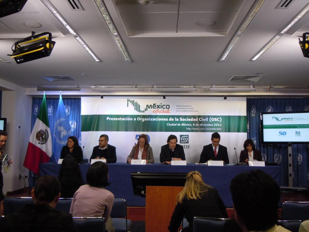 7. Mexico: On the occasion of International Anti-Corruption Day, UNDP Mexico and its partners, Centro de Investigación y Docencia Económicas (CIDE) and Transparencia Mexicana (the Mexican chapter of