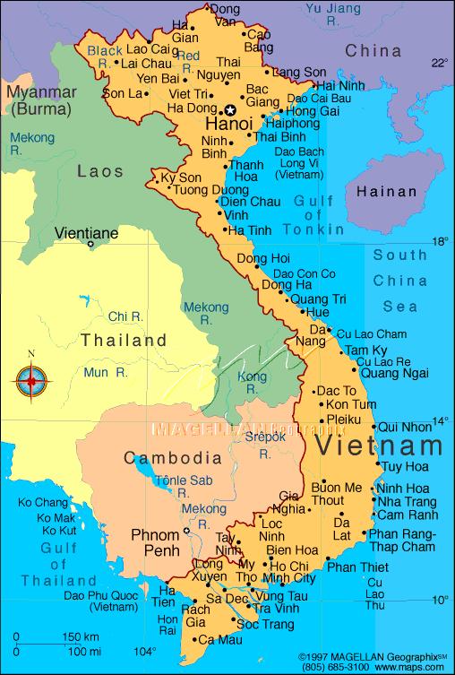 About Vietnam Physical Size: 331,951.