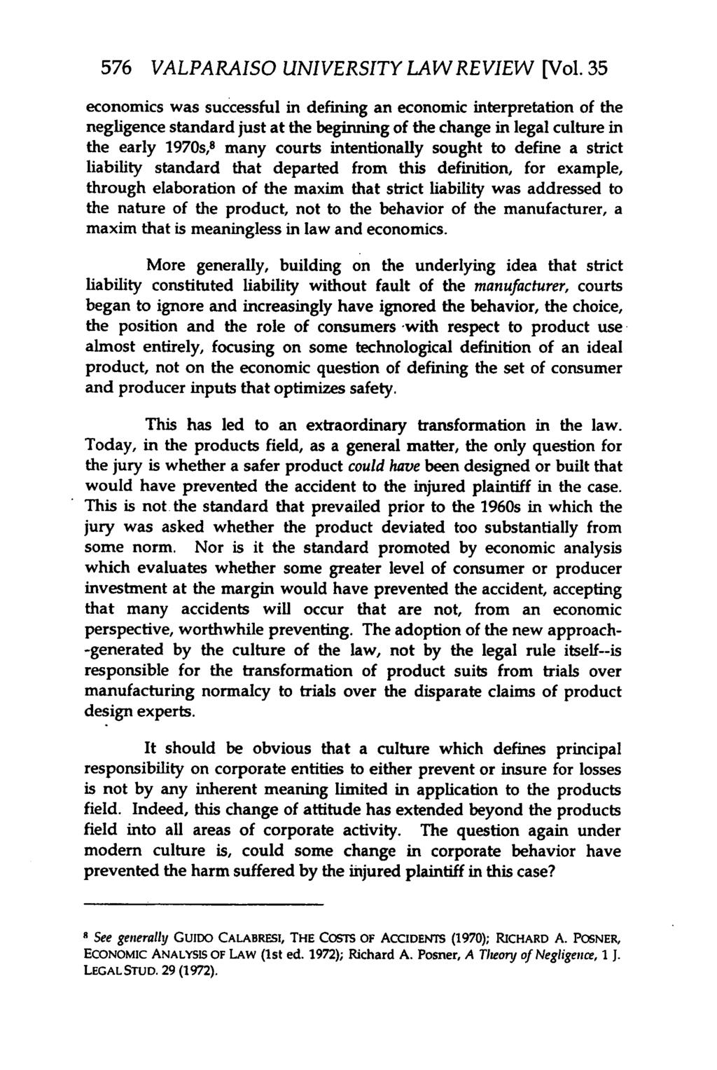 Valparaiso University Law Review, Vol. 34, No. 3 [2000], Art. 7 576 VALPARAISO UNIVERSITY LAW REVIEW [Vol.