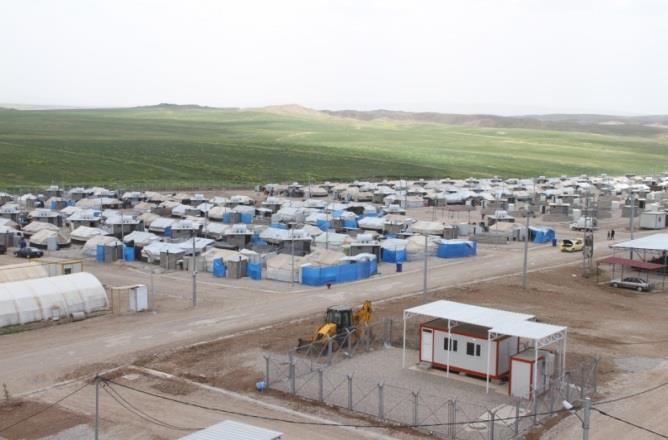 Germawa camp This camp is one of the oldest camps for displaced people in Duhok Governorate, where the work in establishing this camp has started in the month of June 4 to accommodate the displaced