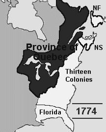 sorts of rights in 1774 s Quebec Act As a result, rich wealthy Bri<sh merchants were REALLY mad at their government In the end, most Canadiens were neutral during the American revolu<on Immigra<on of