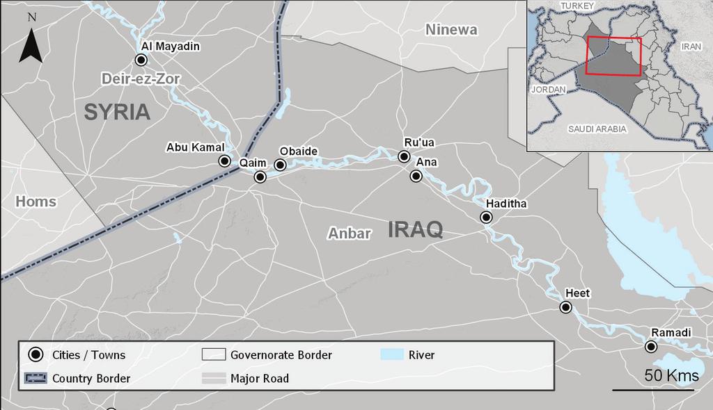 the North of Iraq Map 2: Deir ez-zor (Syria)