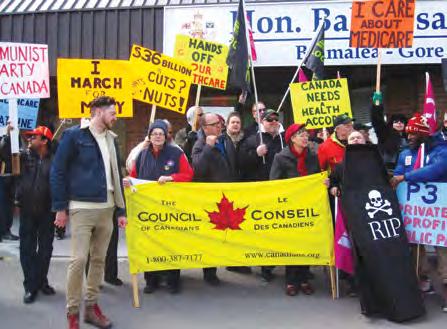 Taking action for Social Justice With a network of 60 volunteer chapters across Canada, the Council of Canadians organizes hard-hitting campaigns to protect water, build democracy, strengthen public