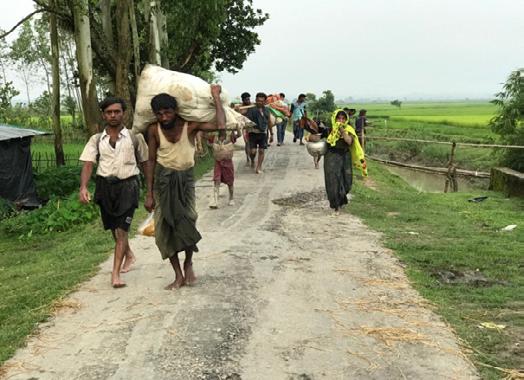 Rohingya survivors of Myanmar military-led attacks against Rohingya civilians in northern Rakhine State.
