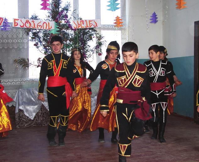 specially prepared dances, songs, poetry. Representatives of the Ianeti community, self-government (Sakrebulo) of Samtredia and the TV attended the event.