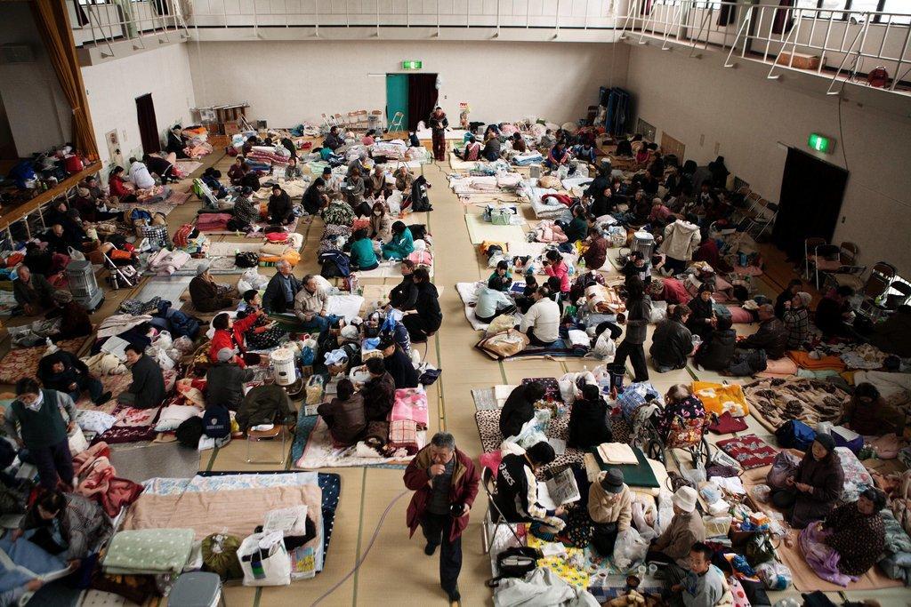 An estimated 440,000 people are living in shelters or evacuation centers.