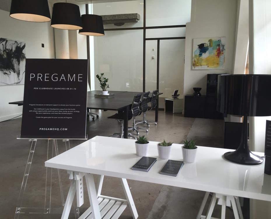 New Member: PREGAME PREGAME is Portland s new clubhouse for entrepreneurs and experienced professionals.