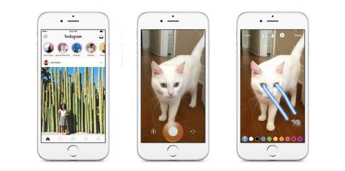 Instagram Update Instagram Stories Photos and videos appear together in a