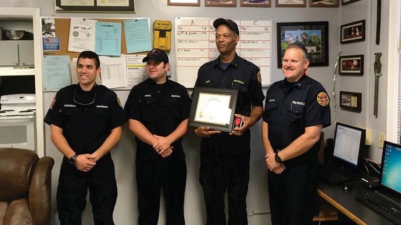 org Fire Safety Commendation This year s first recipient of the Fire Safety Commendation by the Captain John Collins Chapter is Lt.