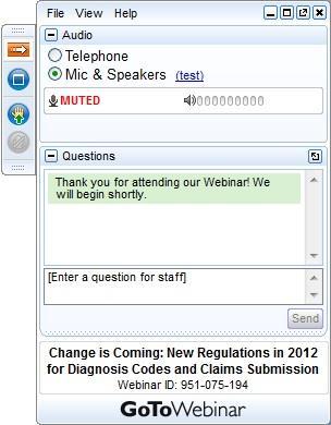 Using GoToWebinar (Live Participants Only) Control Panel
