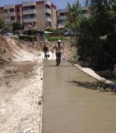 Works in Beddawi were completed in March 2014 and constituted of a) upgrading the sewage network and storm water network in the Beddawi Camp to absorb sewage and storm water disposed from the