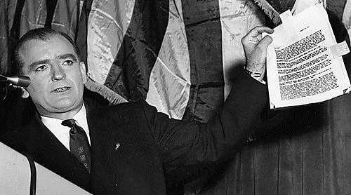 McCarthy s downfall began in 1954 when, in televised hearings, he accused the U.S.