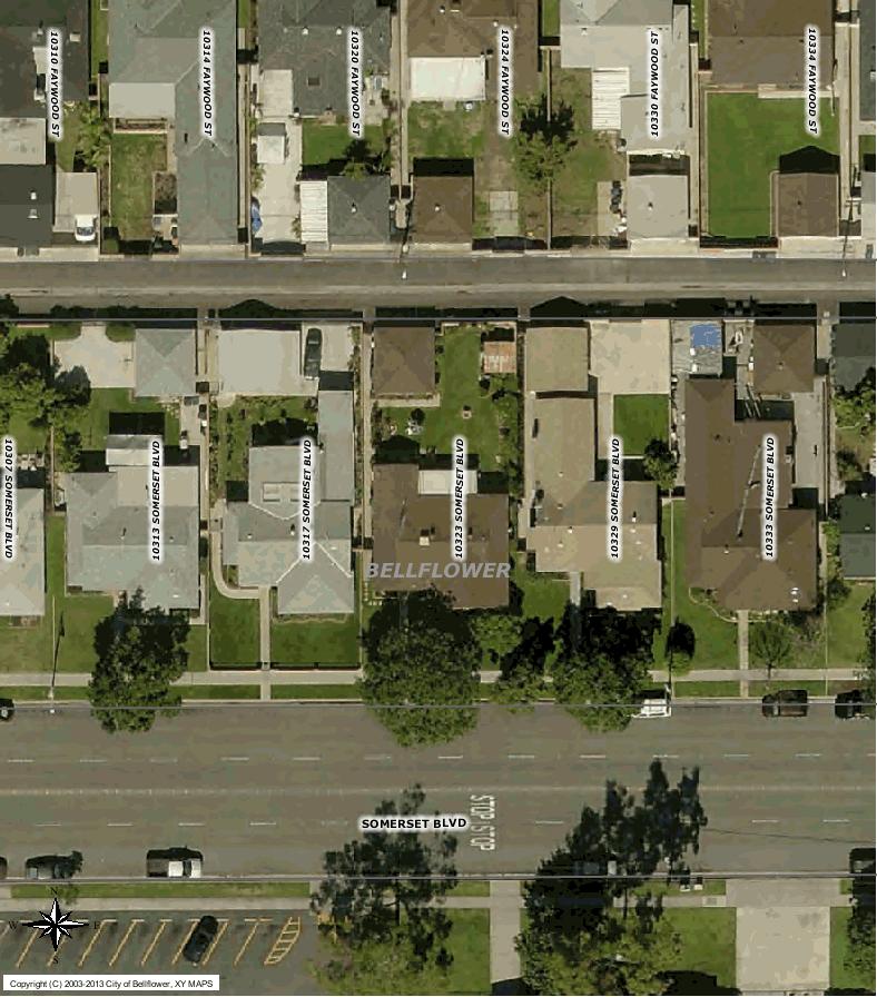 City of Bellflower Proposed Disabled Parking Space (Blue Curb)