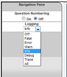 Turning on Question Numbering displays Question IDs and Next Question IDs next to each question and each answer in the Questions Summary, Answer Question, and Update Question views under the