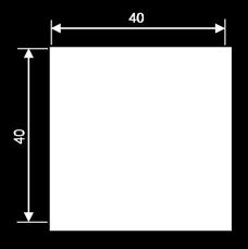 (Double-Sided Board) 40 mm 40 mm 1.6 mm Top Side: Approx. 50% Bottom Side: Approx. 50% f 0.